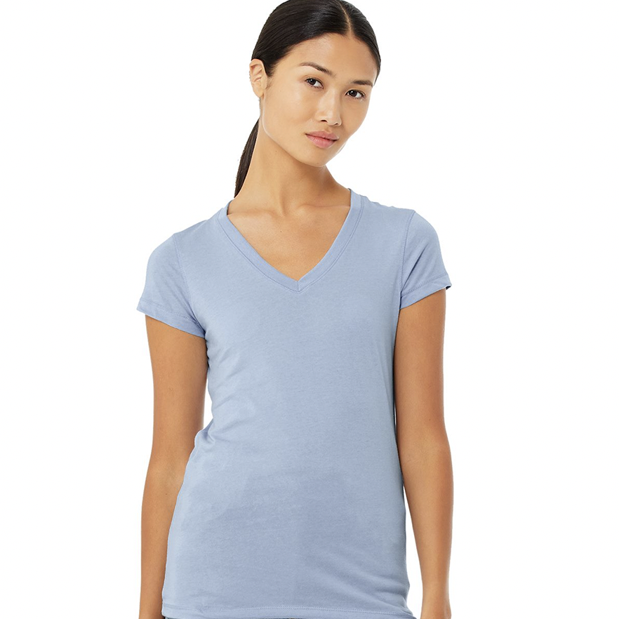 allbrand365 designer Womens V-Neck Pajama T-Shirt,Billowing Cloud,Medium